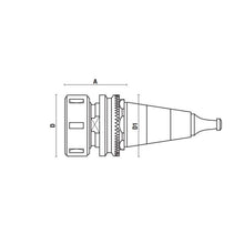 Carica l'immagine nel visualizzatore di Gallery, PORTAUTENSILI CONO ISO 30 CON FLANGIA DENTATA